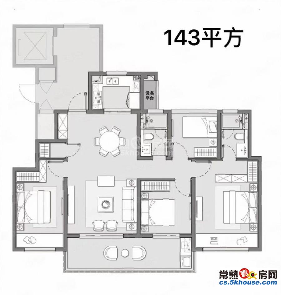 j急卖文化  旁 全新毛坯三房 双阳台 好楼层