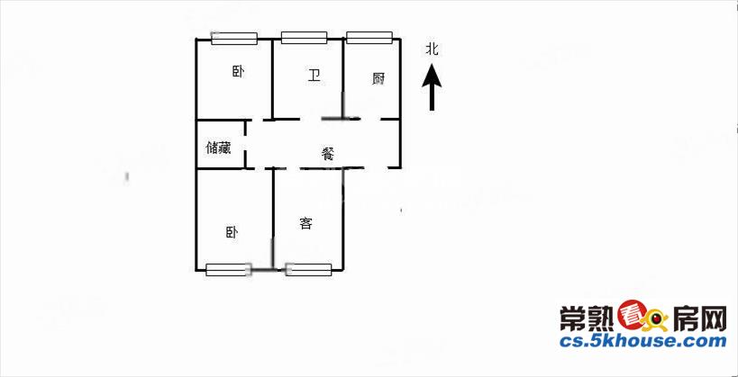 实验有名 三房 轻松2楼 带五星新村六区 急售