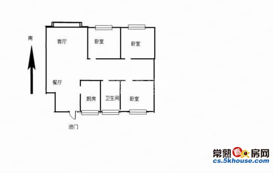 带地暖车位 港龙 精装三房 目前空关着 看房方便