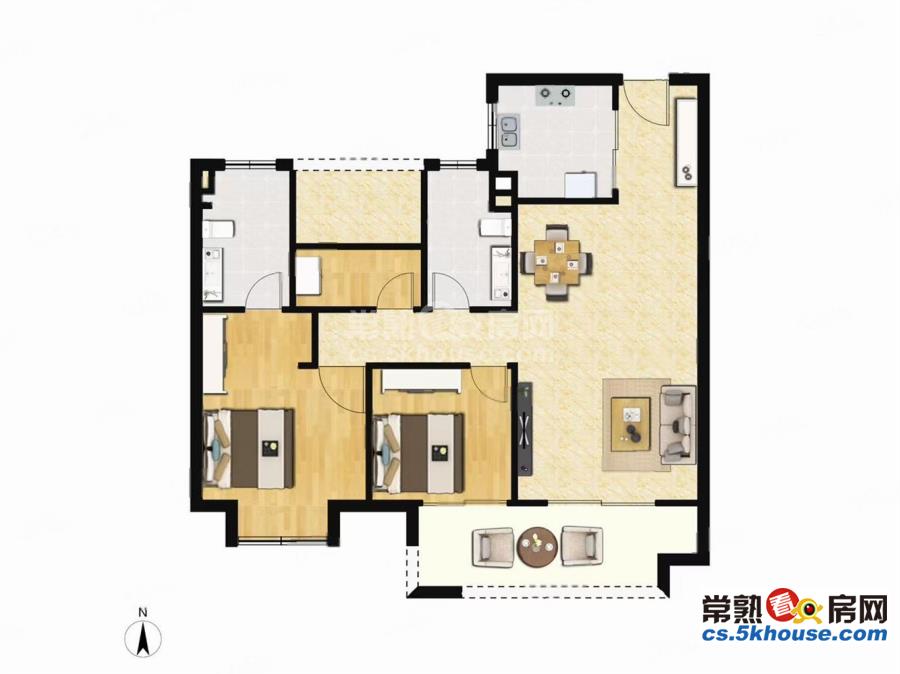 急售 碧海家园 电梯3房满二 有鸣俄 有钥匙南北通透