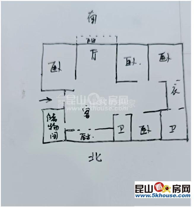 溪香米兰新小区 187平米  大平层  带入户花园  好楼层