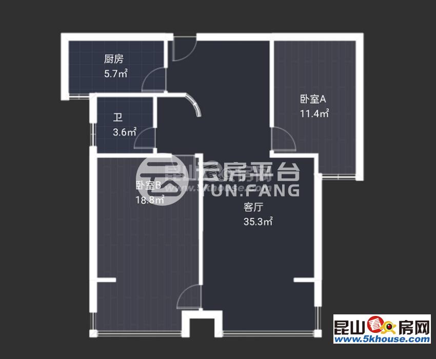 祥和花园 199万 3室1厅1卫 精装修 带车位 业主诚心出售