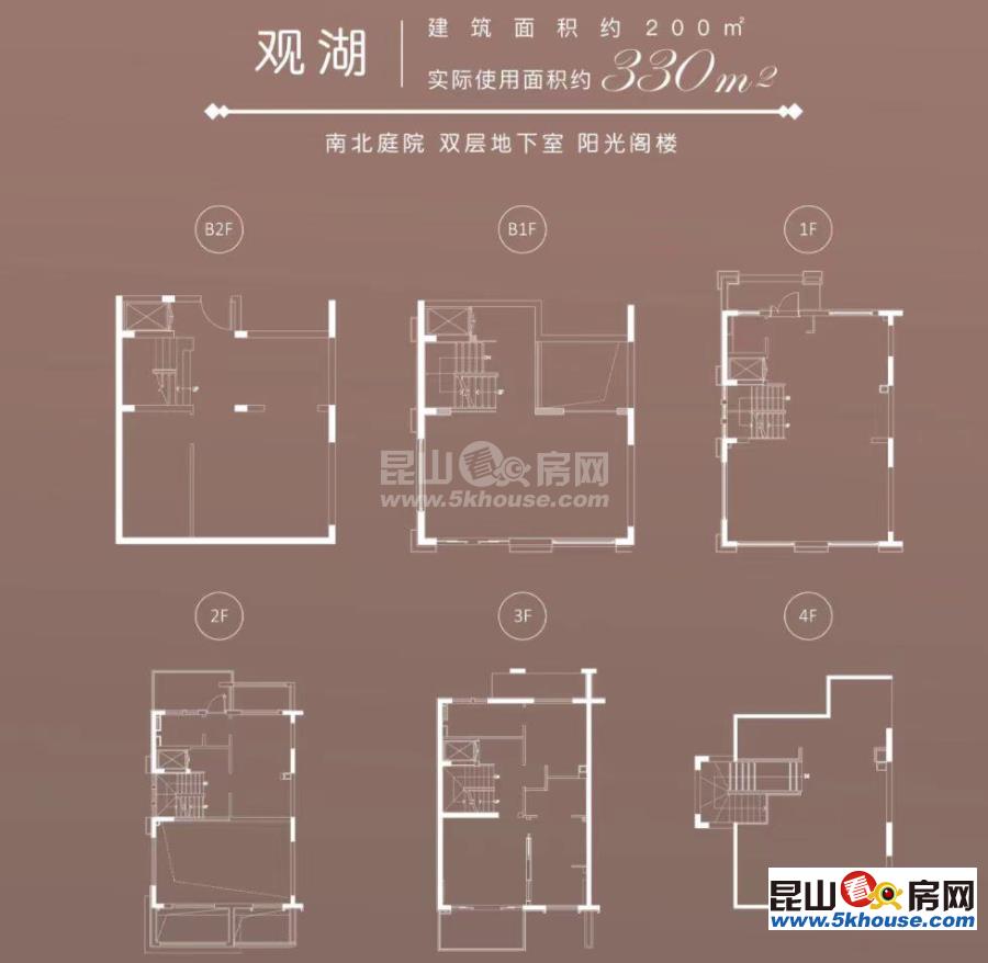 太湖庄园 临湖联排 先买临湖的