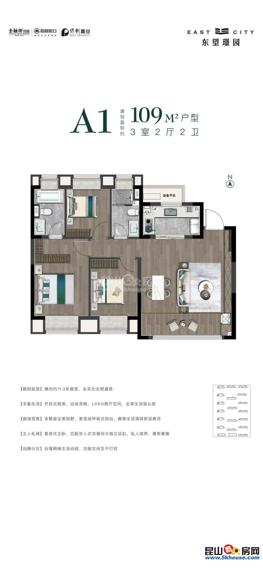 昆山城東 中環(huán)地鐵 洋房   清棟特惠  4室2廳3衛(wèi) 精裝修 ,精裝超低價