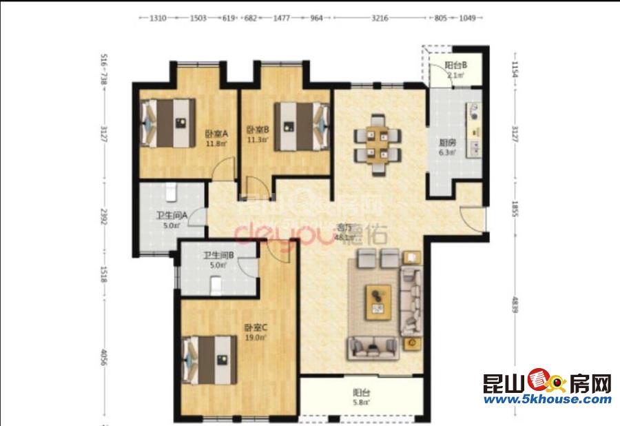 世茂東壹號超荀房源低于市場價20w業(yè)主誠售