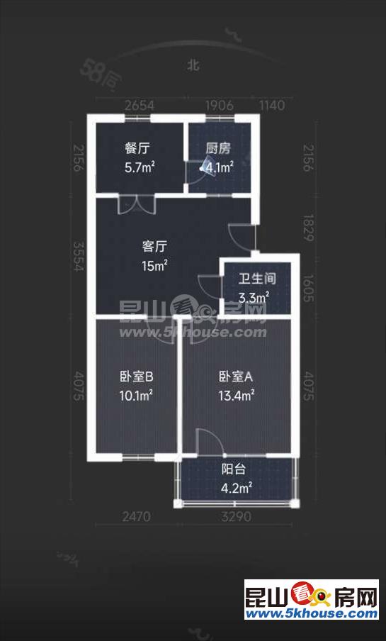 月城灣新村 兩房朝南 戶型方正 近地鐵 急售