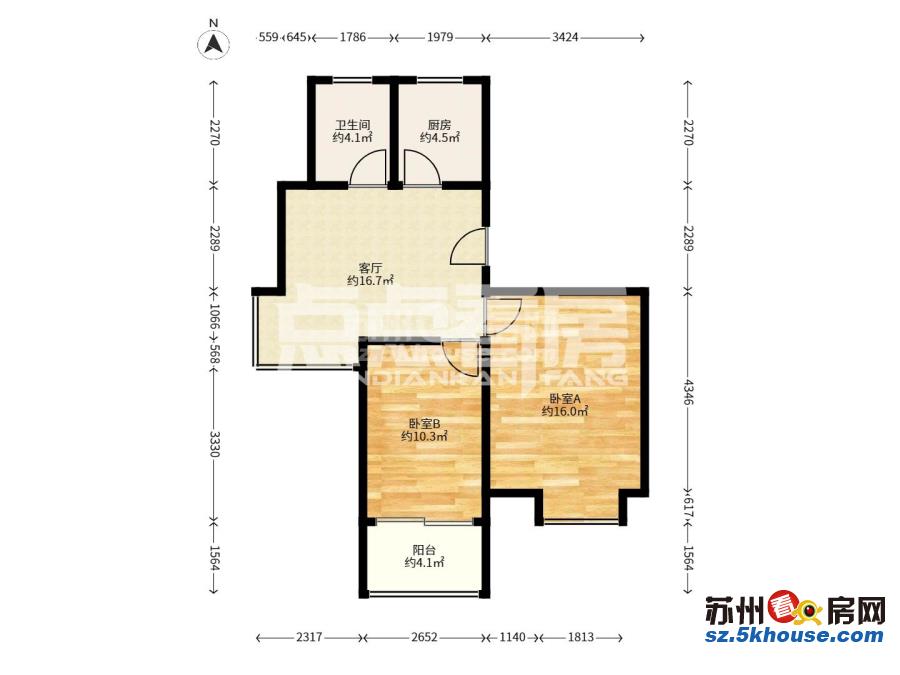 想买房的朋友看一下青苑新村 138万 2室2厅1卫 精装送 随时看