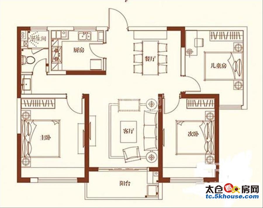 长寿新村 79.8万 3室2厅1卫 简单装修 ,你可以拥有,理想的家!