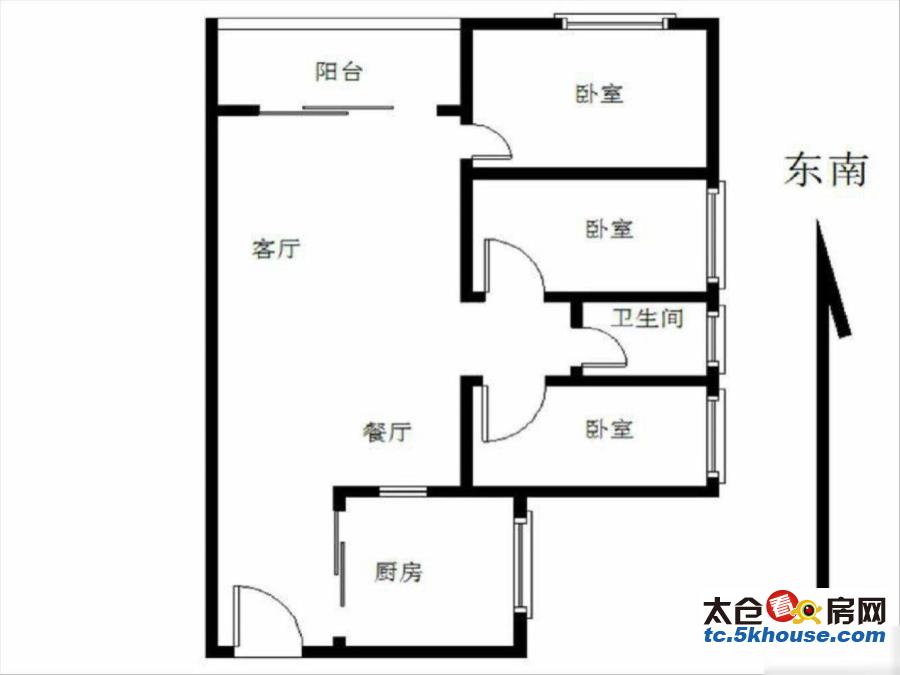 名都花苑 133万 3室2厅1卫 精装修急售好房不等人抓紧时间下手