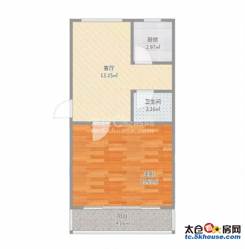武陵街精装修公寓房,有电梯,可押一付一,可短租。