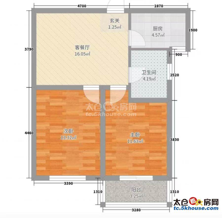 浏河镇闸北三区居住小区 50万 2室2厅1卫 简单装修 周边配套完善