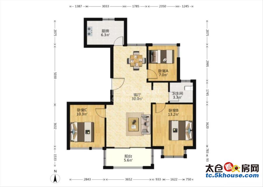 店长太仓科教新城张江和园精装修三房拎包入住配套齐全随时看