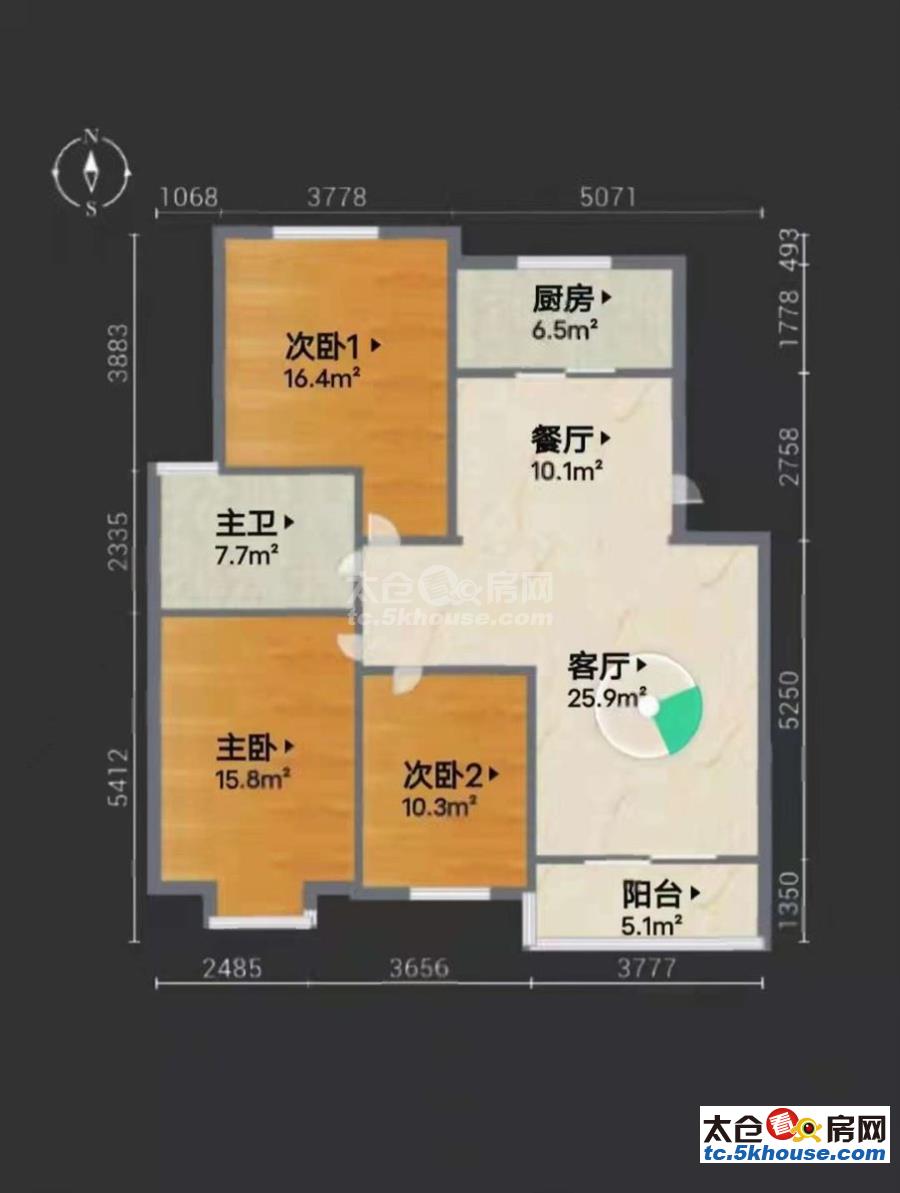 房东急需用钱便宜出售3室2厅1卫78万