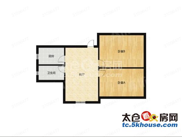 东仓锦苑 1800元月 2室2厅1卫 精装修 没有压力的居住地