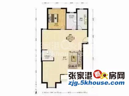 龙联朗郡 160万 3室2厅2卫 毛坯位置好、格局超棒、现在空置、随时入住