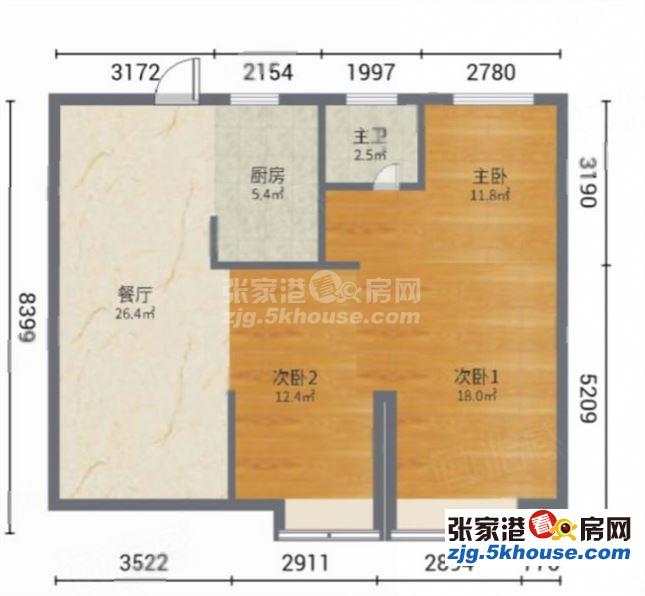 农联+北二中 3室1厅 企业力荐 好房诚意出售