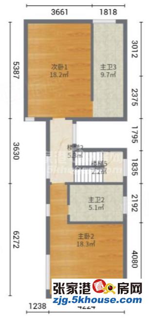 性价比一套九溪墅合院 335平带车位 五室三厅 799万 新空房 看中好谈