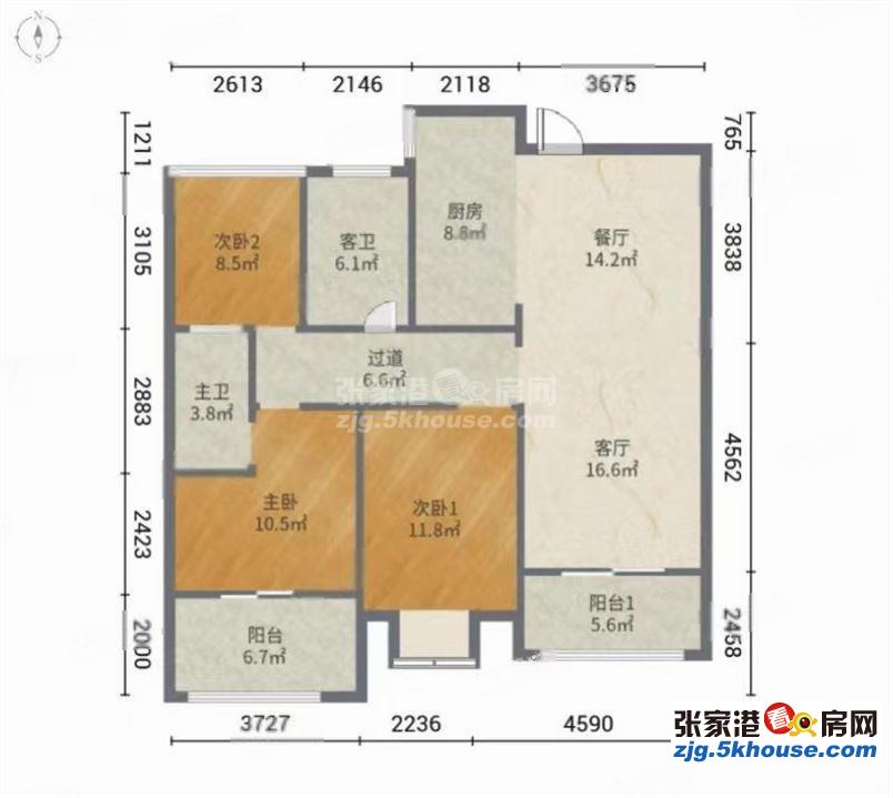 万达旁 汇金新城 有地暖 精装保养好 有密码 随时看房