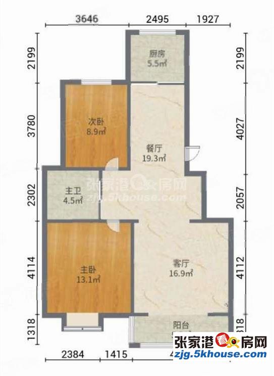 大润发旁 城建新村 精装修 保养好 有钥匙 随时看房