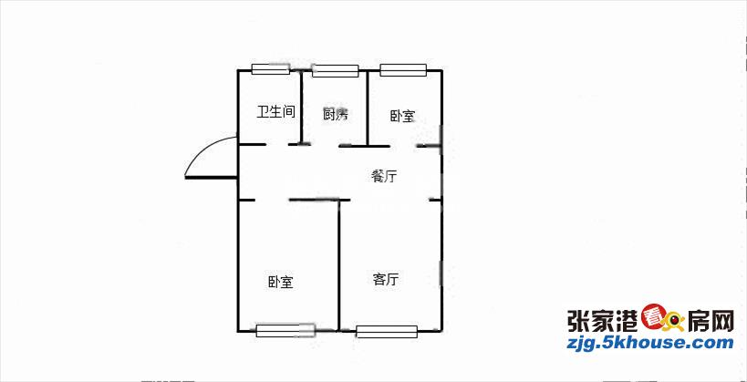 老街旁 公园新村杨舍 2室 精装修 103平 可谈