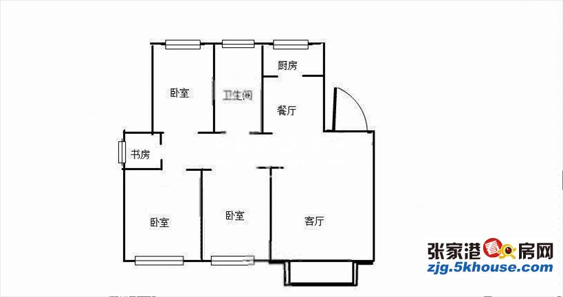 陪读房西庄花苑电梯5楼140平 3房 2.8万一年