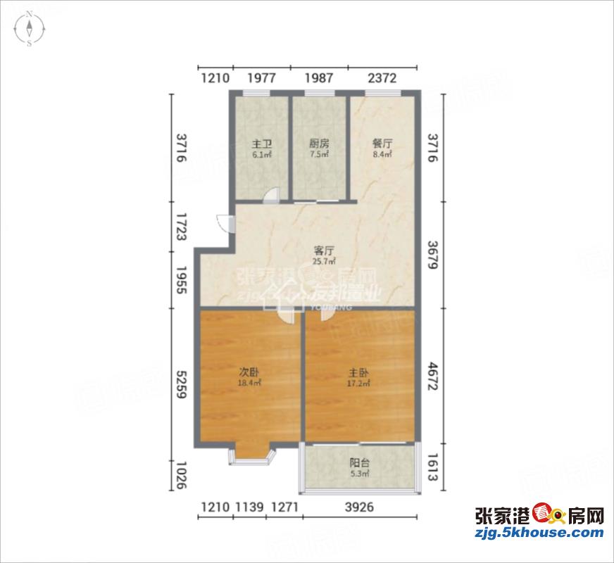 悦丰新村 80万 2室1厅1卫 简单装修 低价出售,房东急售。