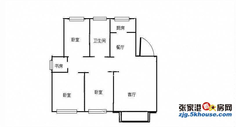 陪读房 万红一村 3室2厅2卫 130平 2.2万一年