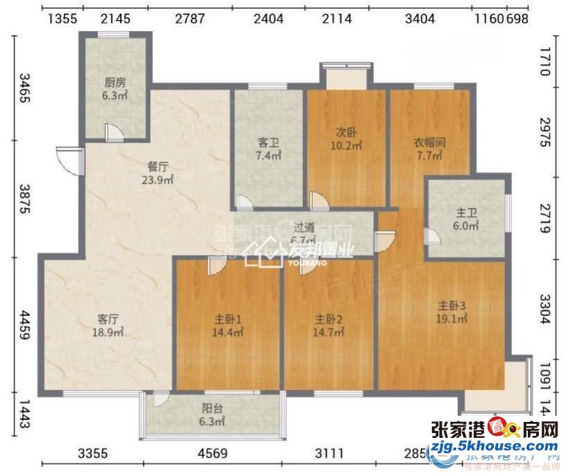 带车位清水湾电梯4楼165.24平精装四室210万