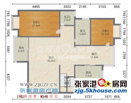 今日家园 6楼 230平方 中档装修 顶复式 135万元