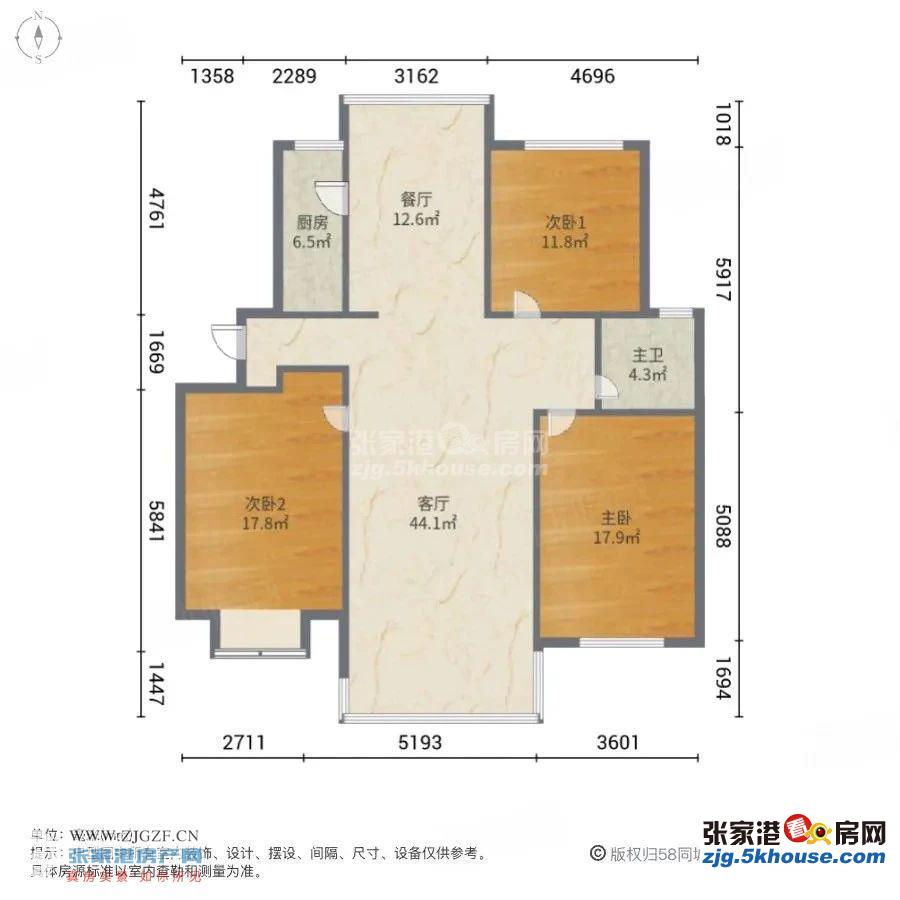 白菜价二环内农联花园 电梯3楼131平 精装 三室两卫88万满五年 有钥匙