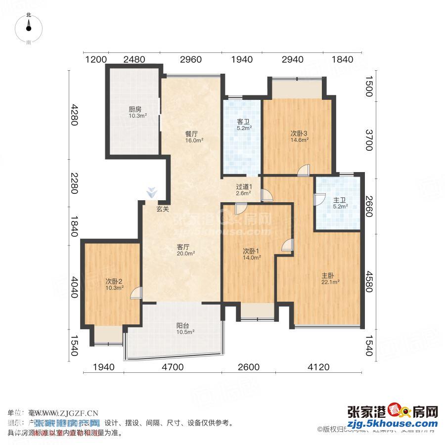 王府名邸18楼166.61平大平层258万元带车位