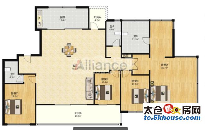 【多图】建发朗月229平580万4室2厅3卫 开发商精装修 的没有入住看房方便_太仓市区建发朗月新房_4室2厅3卫229平方580万元_太仓建 ...